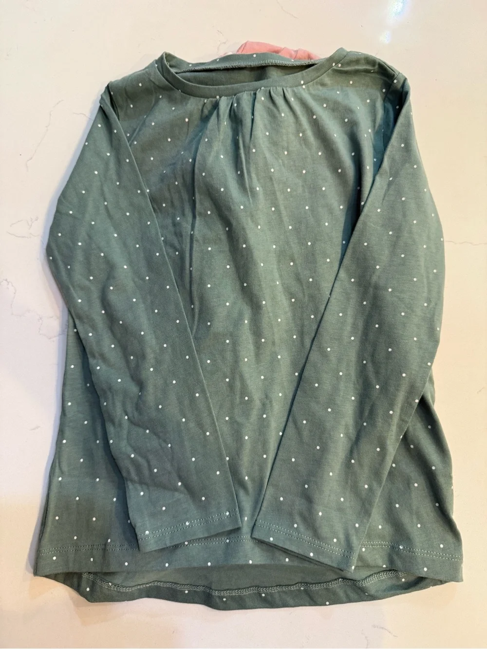 Carter's Girls Long Sleeve Tops - Green, Pink, Floral